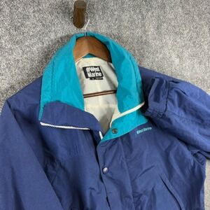 West Marine Jacket Windbreaker Lightweight Teal Blue‎ Vintage Small Size S